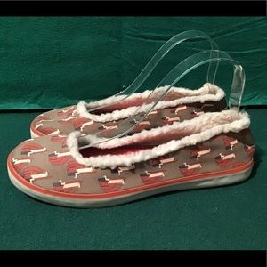 💕Keds Brown Fox Print Ballet Flats